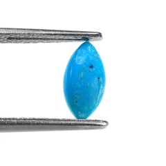 BLUE TURQUOISE MARQUISE CAB (WITH BROWN MATRIX) 10X5MM 0.77 Cts.