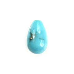 MEXICAN TURQUOISE WITH SLIGHT MATRIX PLAIN DROPS (HALF DRILL 1.00MM) 8X5MM 1.48 Cts.