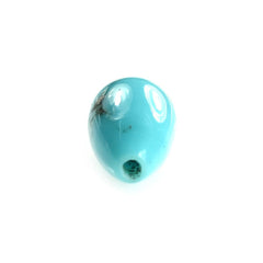 MEXICAN TURQUOISE WITH SLIGHT MATRIX PLAIN DROPS (HALF DRILL 1.00MM) 8X5MM 1.48 Cts.