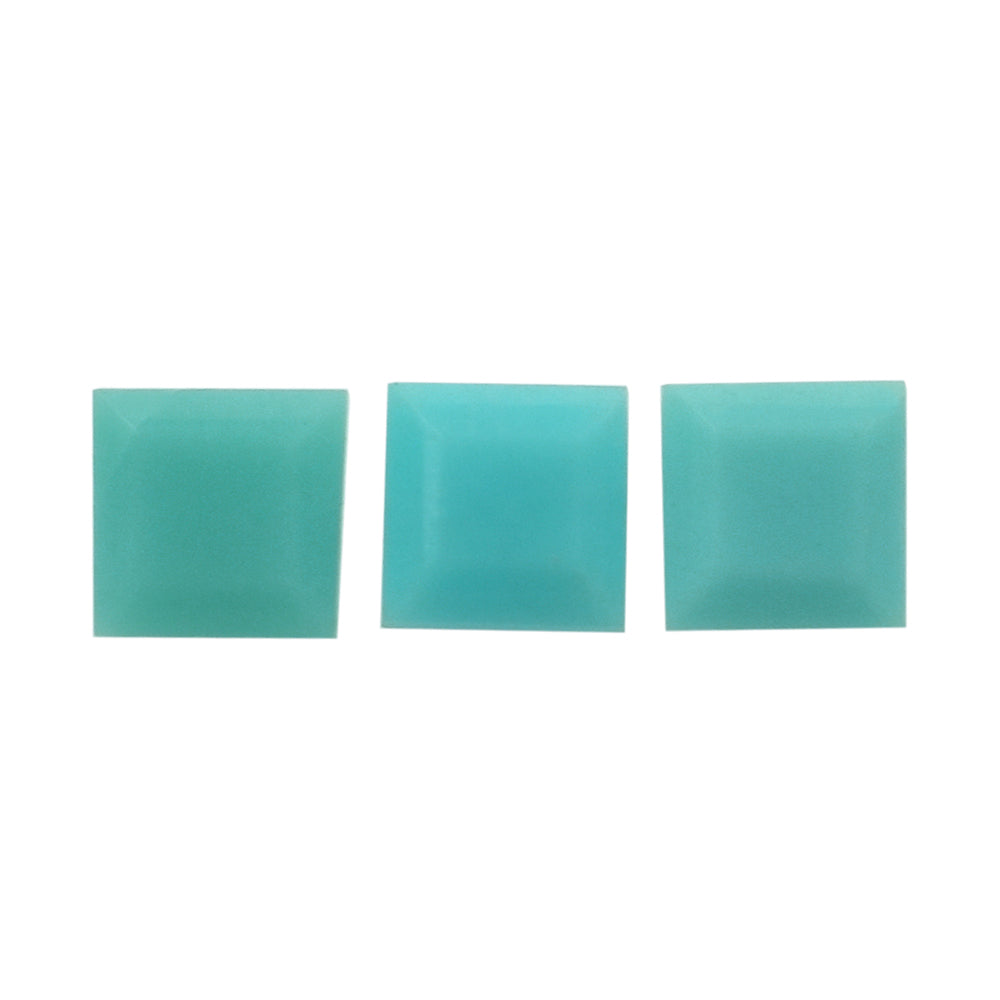 TURQUOISE CUT SQUARE 3MM 0.16 Cts.