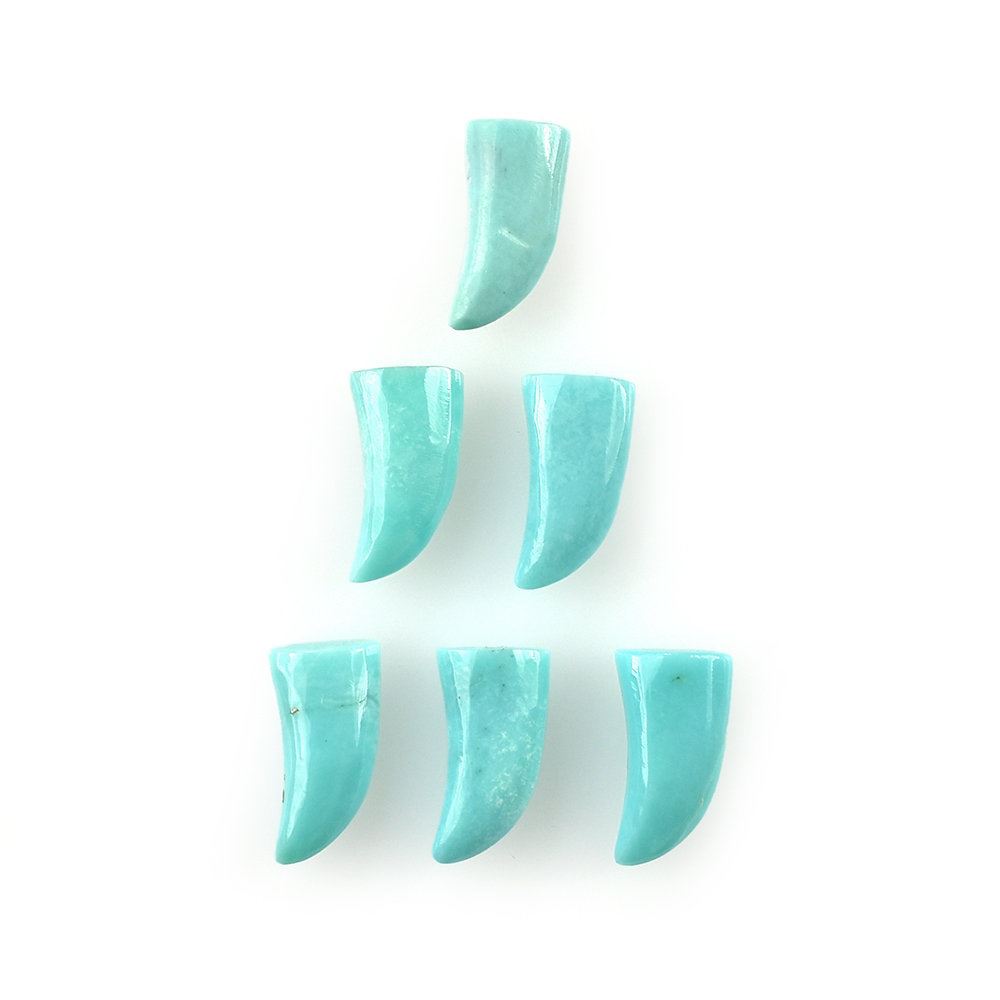 MEXICAN TURQUOISE HORN SHAPE 8.50X4.20MM 0.84 Cts.