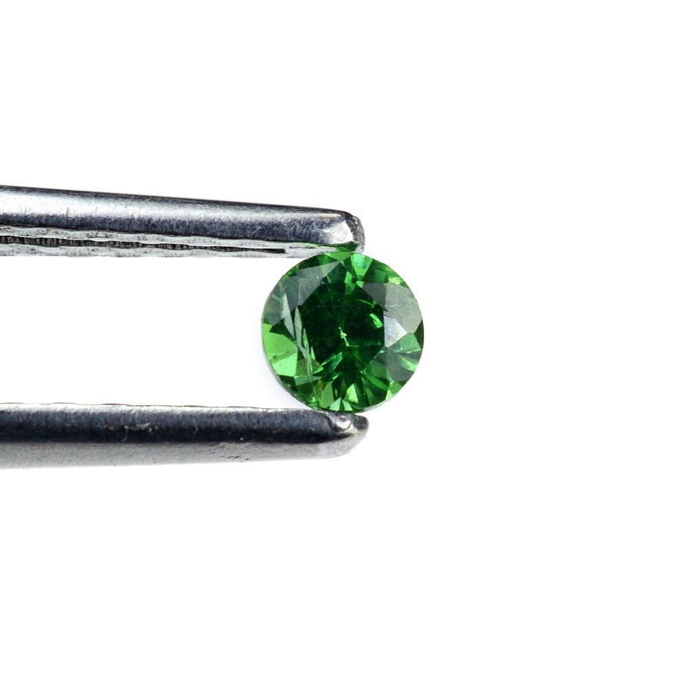 TSAVORITE DIAMOND CUT ROUND (AA/SI) 3.50MM 0.20 Cts.