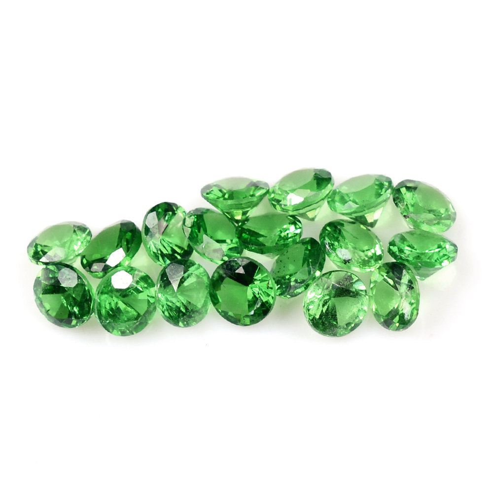 TSAVORITE DIAMOND CUT ROUND (AA/SI) 3.50MM 0.20 Cts.