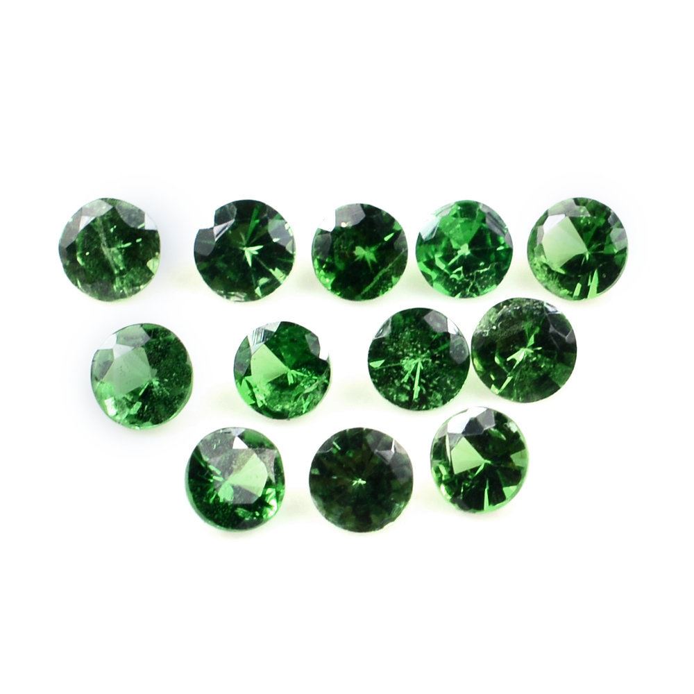 TSAVORITE DIAMOND CUT ROUND (AA/SI) 3MM 0.14 Cts.