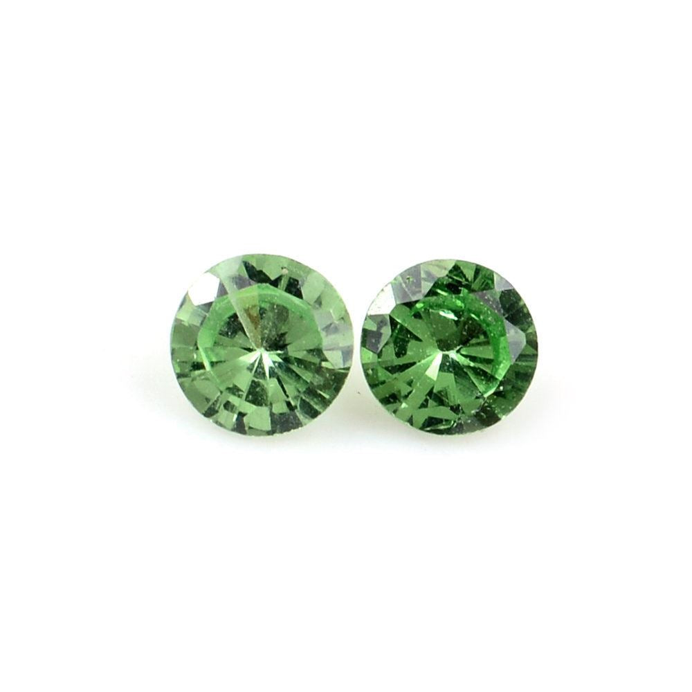 TSAVORITE DIAMOND CUT ROUND (A) 3.50MM 0.18 Cts.