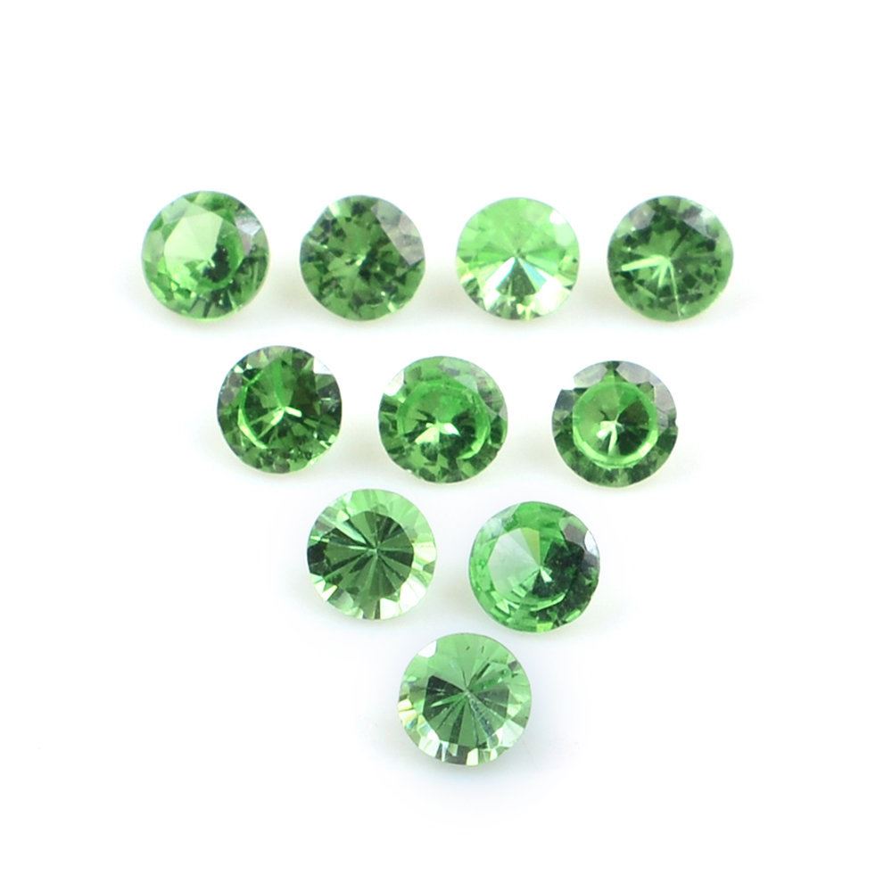 TSAVORITE DIAMOND CUT ROUND (A) 3.30MM 0.16 Cts.