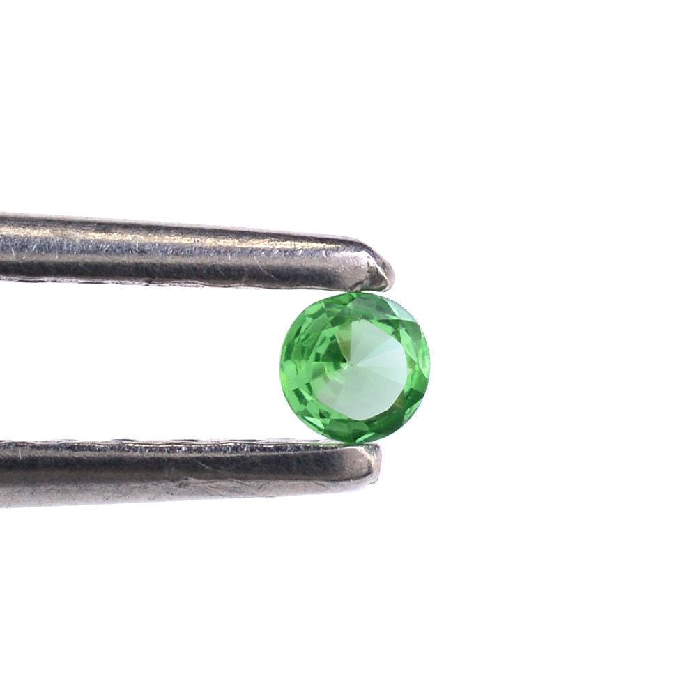 TSAVORITE DIAMOND CUT ROUND (A) 2.70MM 0.09 Cts.