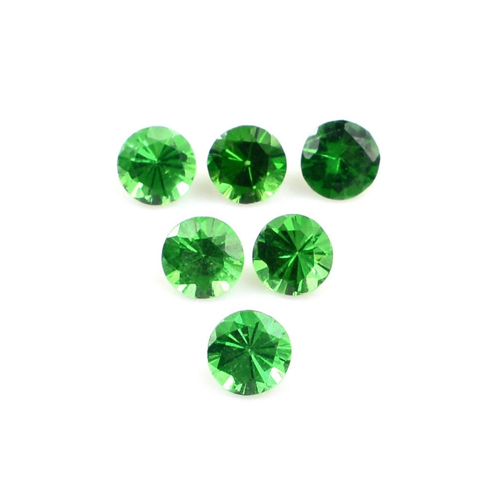 TSAVORITE DIAMOND CUT ROUND (AAA) 3.50MM 0.18 Cts.