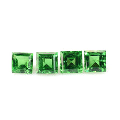 TSAVORITE CUT SQUARE (AAA/HI) 3MM 0.23 Cts.