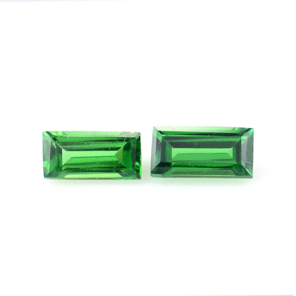 TSAVORITE CUT BAGUETTE (AAA) 4X2MM 0.18 Cts.