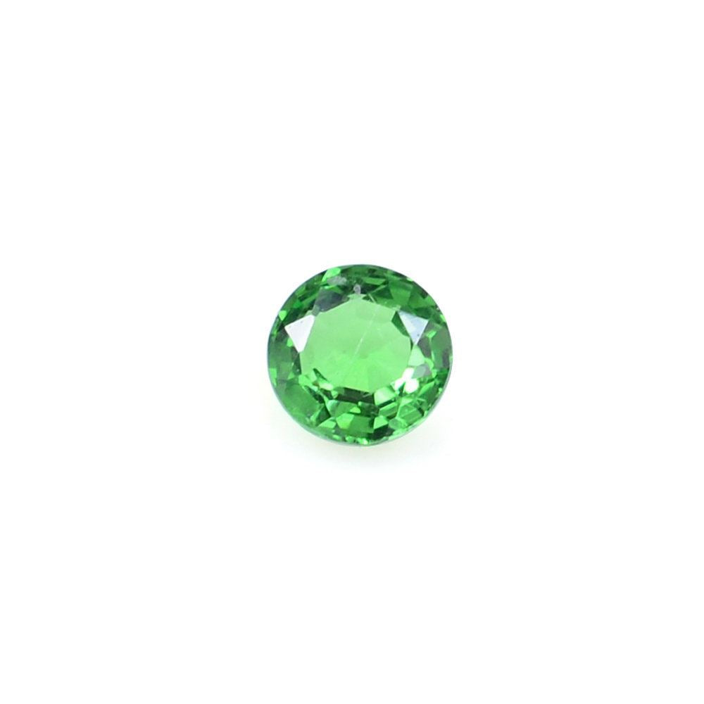 TSAVORITE STEP CUT ROUND (AA/SI) 3.10MM 0.15 Cts.