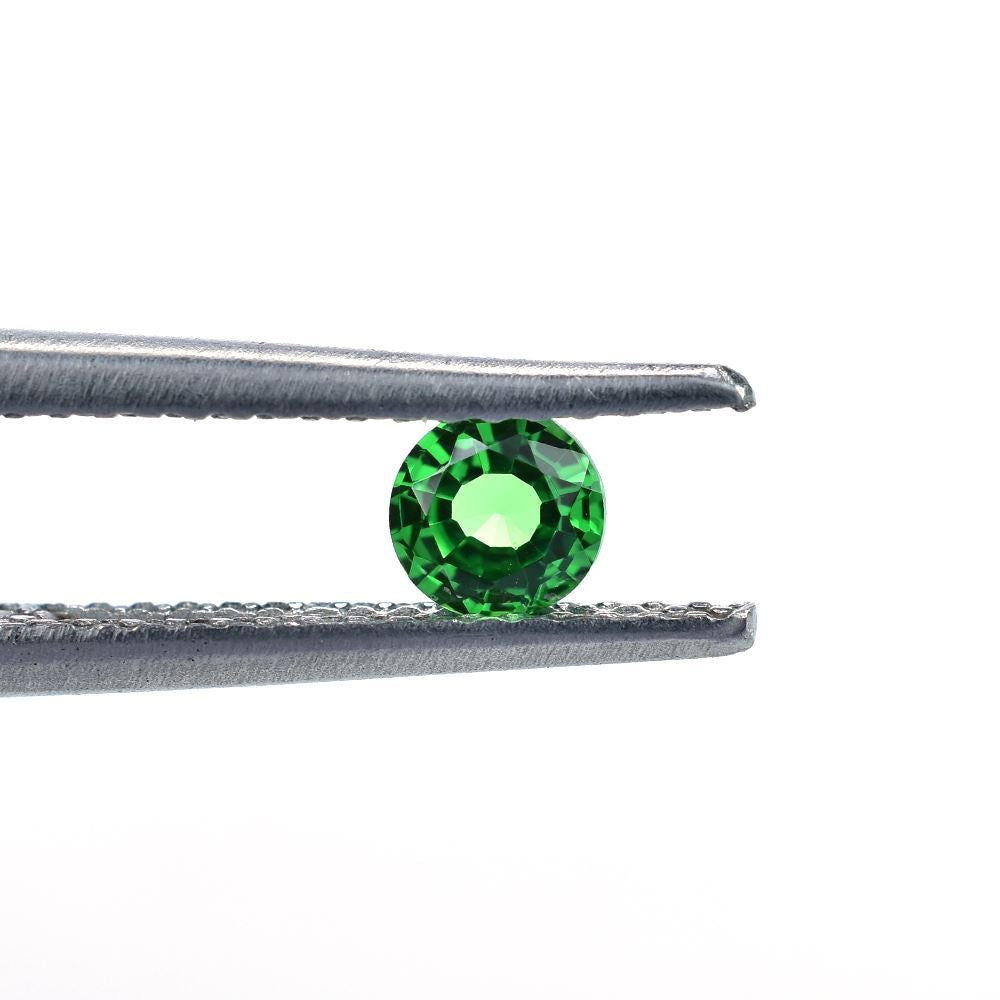 TSAVORITE STEP CUT ROUND (AA)(CLEAN) 4.00X4.00 MM 0.28 CTS