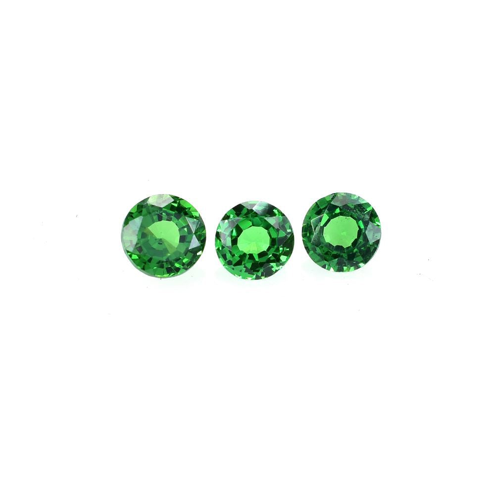 TSAVORITE STEP CUT ROUND (AA)(CLEAN) 4.00X4.00 MM 0.28 CTS