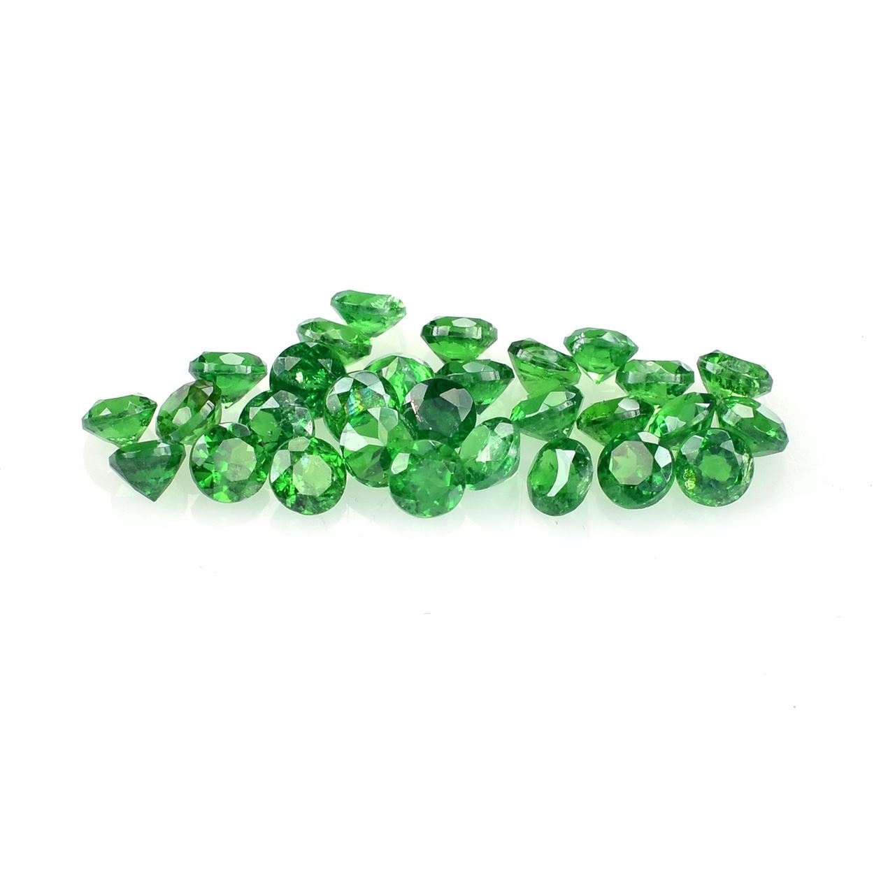 TSAVORITE CUT ROUND (AAA)(HI) 3.20X3.20 MM 0.19 CTS