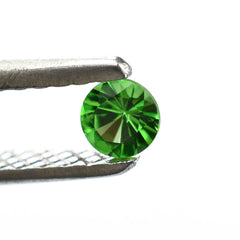 TSAVORITE DIAMOND CUT ROUND 3MM 0.12 Cts.