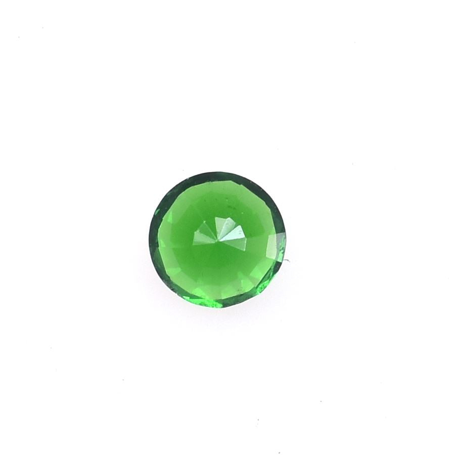 TSAVORITE STEP CUT ROUND (AAA)(CLEAN) 4.00X4.00 MM 0.18 CTS