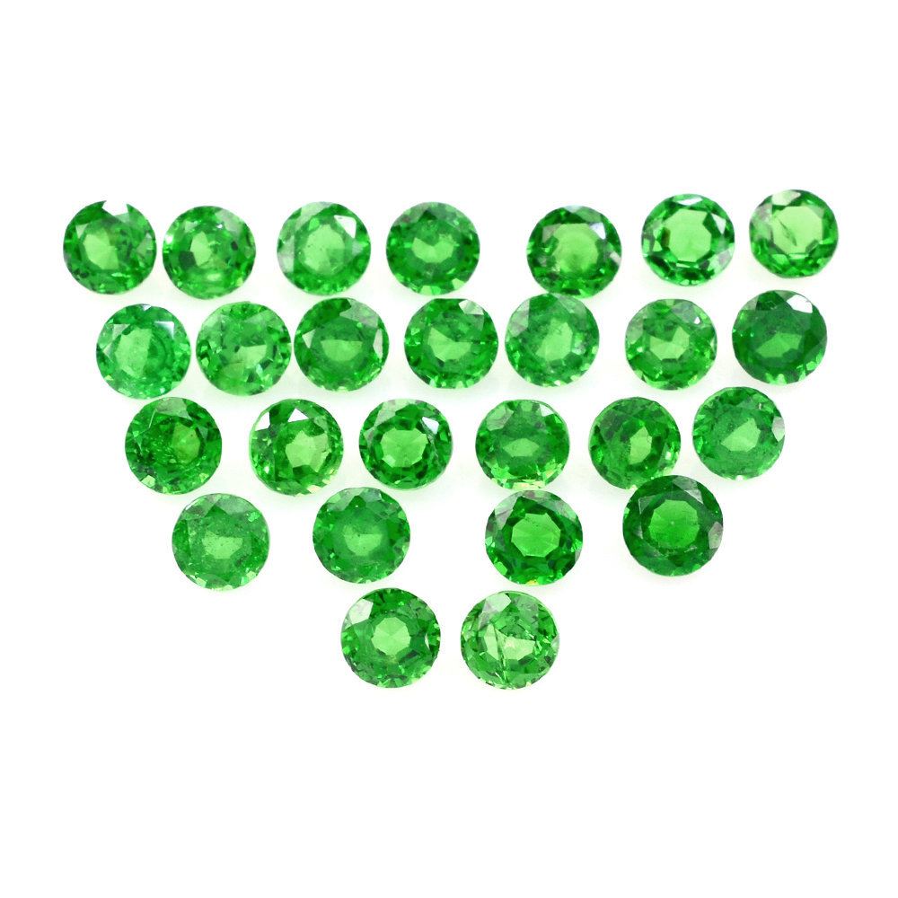 TSAVORITE CUT ROUND (HI) (AAA) 3.70MM 0.26 Cts.