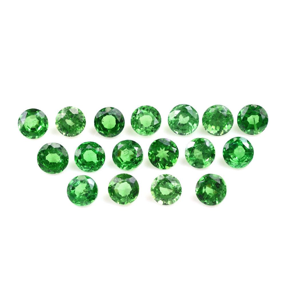 TSAVORITE CUT ROUND (AA/SI) 3.50MM 0.22 Cts.