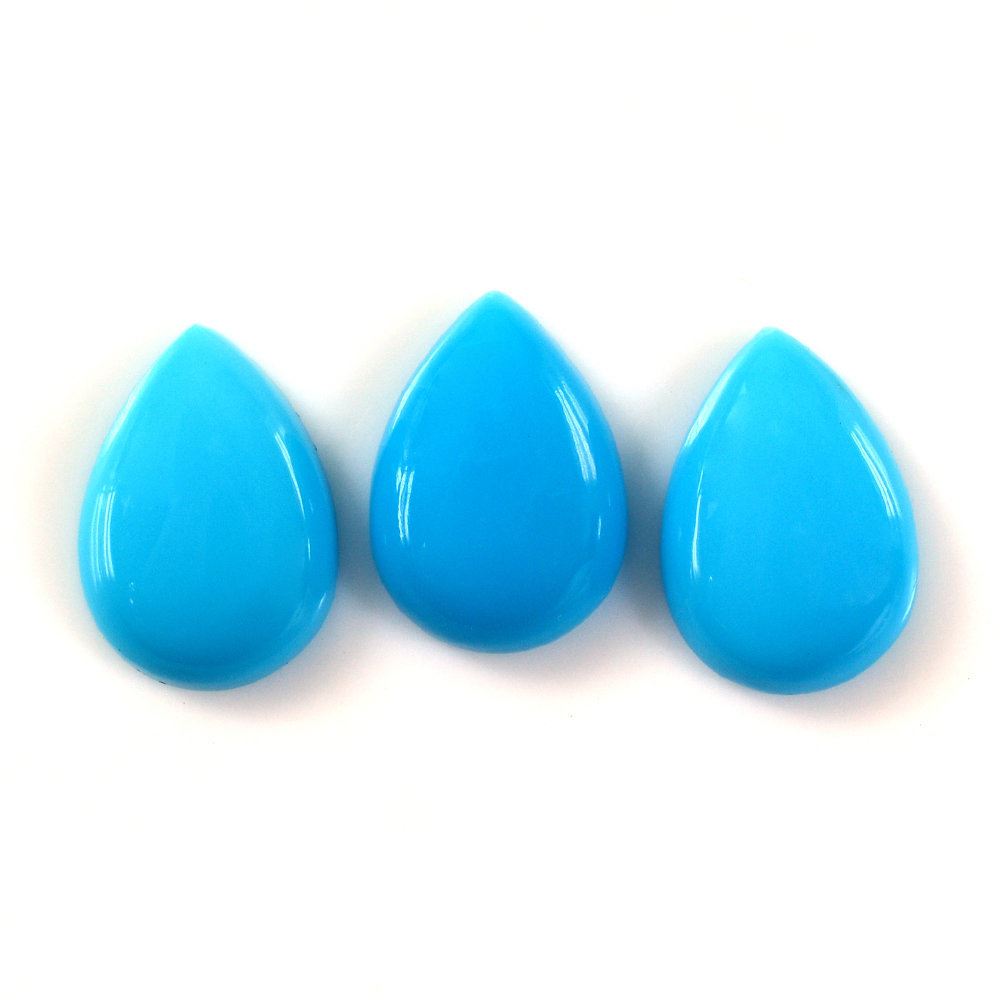 SLEEPING BEAUTY TURQUOISE PEAR CAB 10X7MM 1.57 Cts.