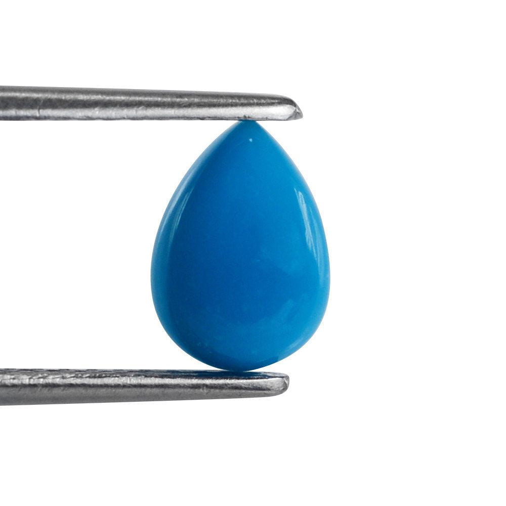 SLEEPING BEAUTY TURQUOISE PEAR CAB 10X7MM 1.63 Cts.