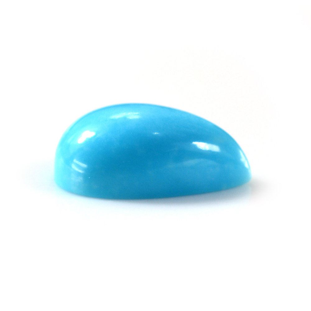 SLEEPING BEAUTY TURQUOISE PEAR CAB 14X10MM 4.38 Cts.