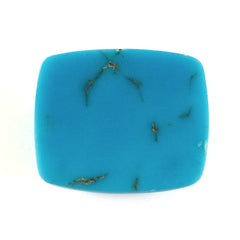 SLEEPING BEAUTY TURQUOISE CUSHION CAB 12X10MM 5.20 Cts.