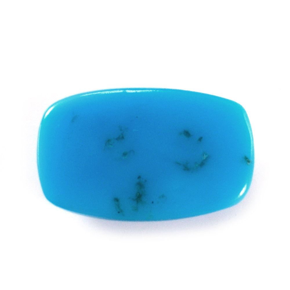 SLEEPING BEAUTY TURQUOISE CUSHION CAB 13X8MM 3.60 Cts.