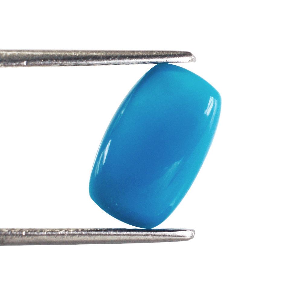 SLEEPING BEAUTY TURQUOISE CUSHION CAB 13X8MM 3.60 Cts.