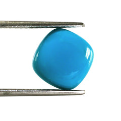 SLEEPING BEAUTY TURQUOISE CUSHION CAB 11MM 4.75 Cts.