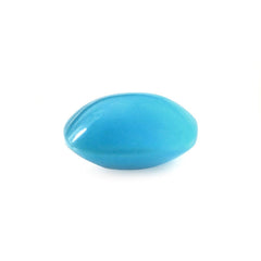 SLEEPING BEAUTY TURQUOISE PLAIN LENTIL CUSHION 9MM 2.40 Cts.
