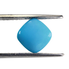 SLEEPING BEAUTY TURQUOISE PLAIN LENTIL CUSHION 9MM 2.40 Cts.
