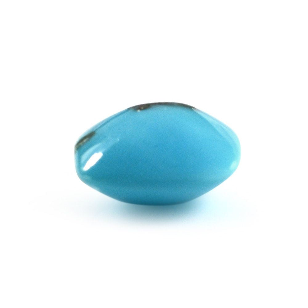 SLEEPING BEAUTY TURQUOISE PLAIN LENTIL CUSHION 9MM 2.10 Cts.