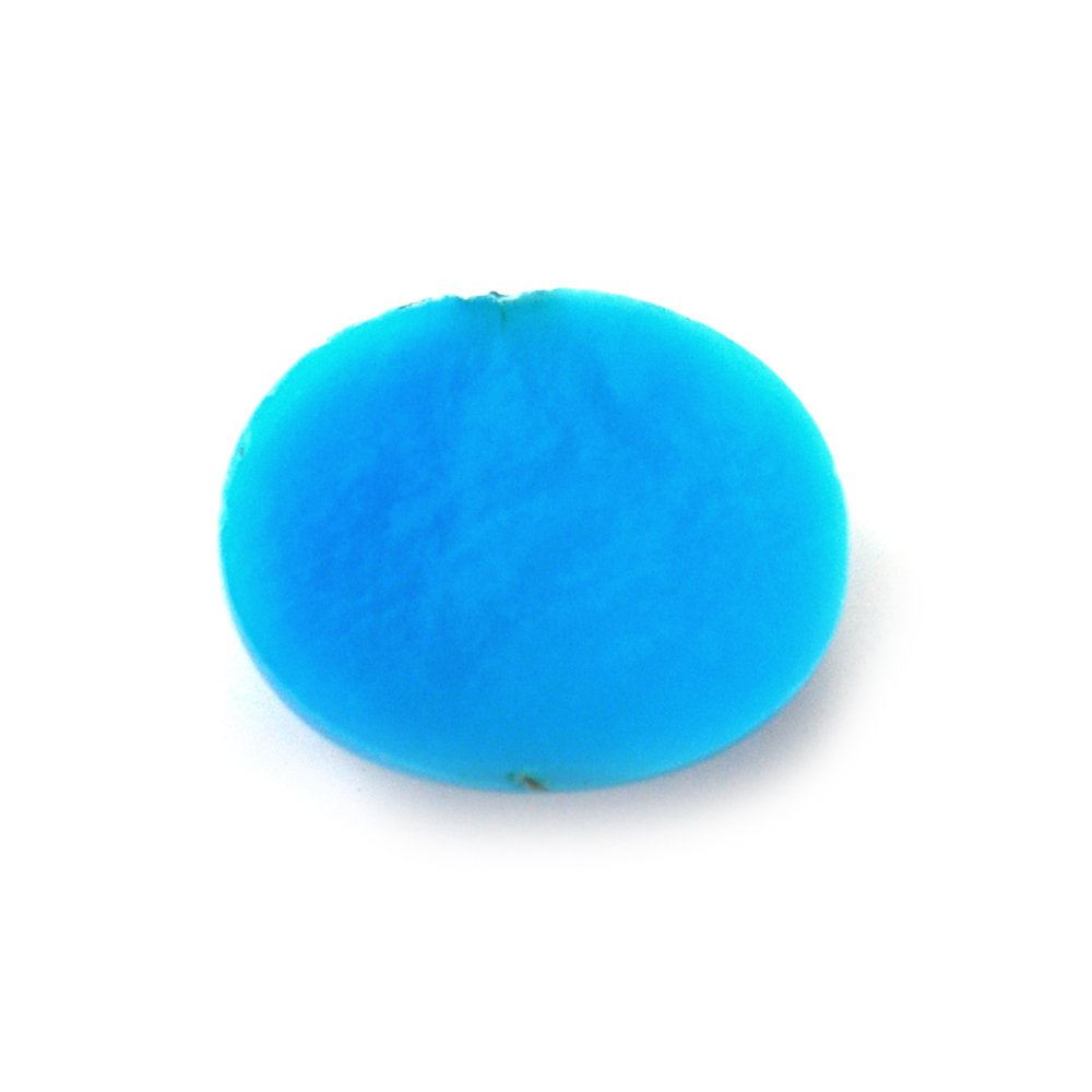 SLEEPING BEAUTY TURQUOISE OVAL CAB 11X9MM 3.05 Cts.
