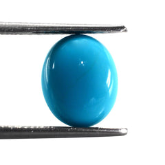 SLEEPING BEAUTY TURQUOISE OVAL CAB 11X9MM 3.05 Cts.
