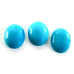 SLEEPING BEAUTY TURQUOISE OVAL CAB 11X9MM 3.05 Cts.