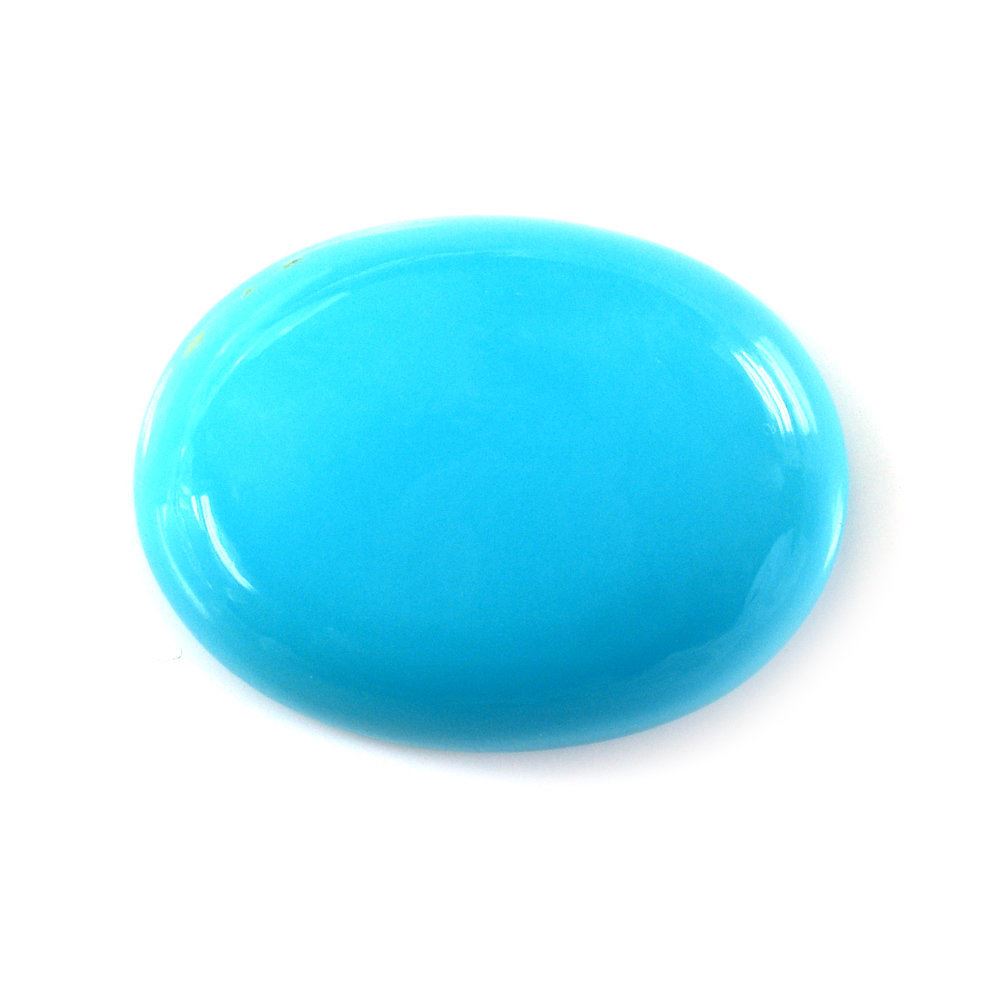SLEEPING BEAUTY TURQUOISE OVAL CAB 20X15MM 12.05 Cts.