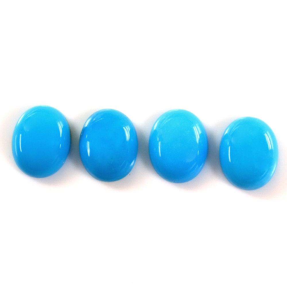 SLEEPING BEAUTY TURQUOISE OVAL CAB 10X8MM 2.48 Cts.