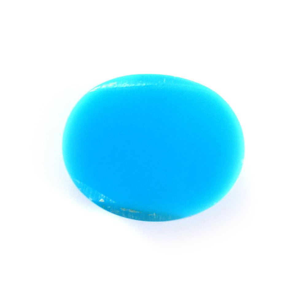 SLEEPING BEAUTY TURQUOISE OVAL CAB 11X9MM 3.00 Cts.
