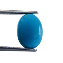 SLEEPING BEAUTY TURQUOISE OVAL CAB 14X10MM 5.38 Cts.