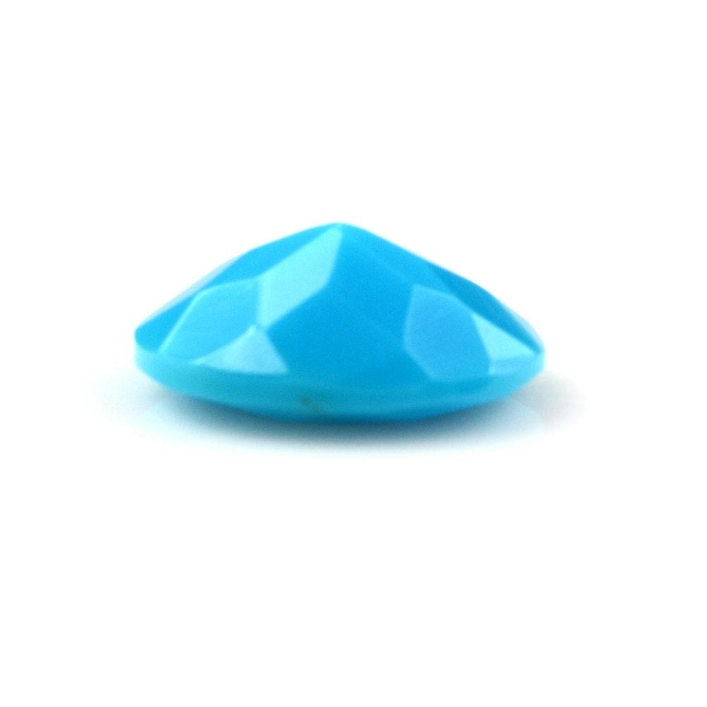 SLEEPING BEAUTY TURQUOISE CUT OVAL 10X8MM 1.73 Cts.