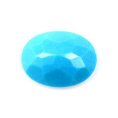 SLEEPING BEAUTY TURQUOISE CUT OVAL 16X12MM 7.48 Cts.