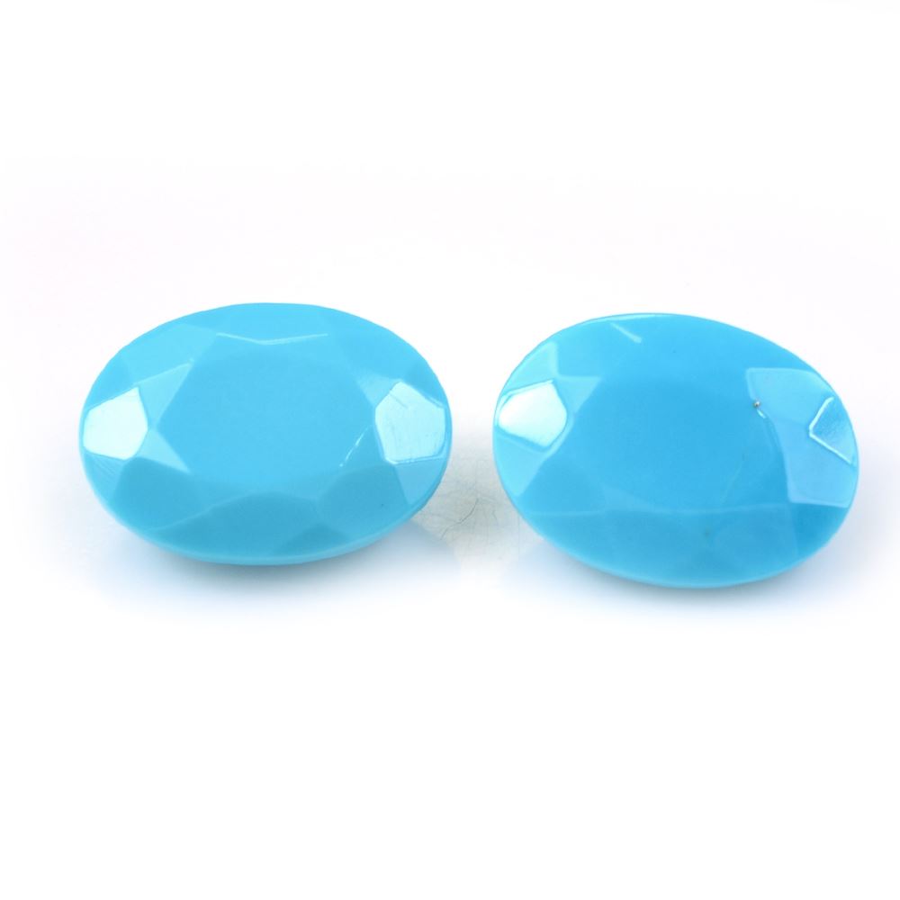 SLEEPING BEAUTY TURQUOISE CUT OVAL 16X12MM 6.70 Cts.