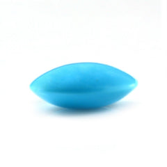 SLEEPING BEAUTY TURQUOISE PLAIN LENTIL OVAL 11X9MM 2.60 Cts.