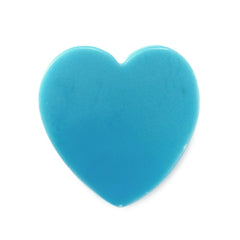 SLEEPING BEAUTY TURQUOISE HEART CAB 11MM 4.20 Cts.