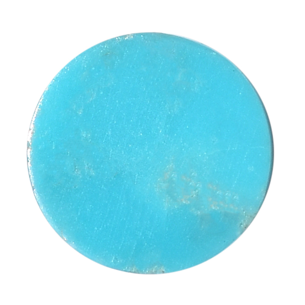 SLEEPING BEAUTY TURQUOISE ROUND CAB 7MM 1.63 Cts.