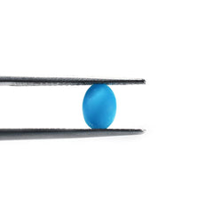 SLEEPING BEAUTY TURQUOISE PLAIN LENTIL OVAL (AAA) 7 X 5 MM 0.68 Cts.