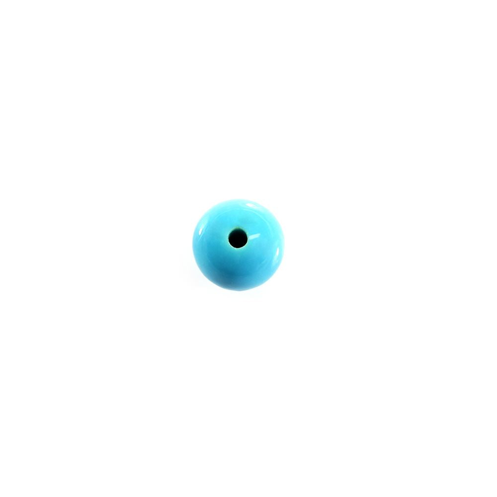 SLEEPING BEAUTY TURQUOISE PLAIN ROUND BALL (H/D: 1.20 MM) (AA) 6.00X6.00 MM 38.10 Cts.