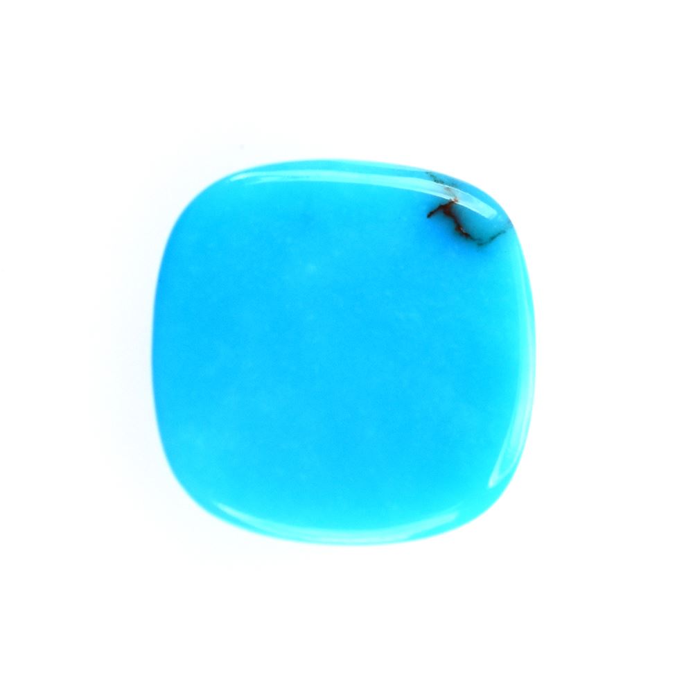 SLEEPING BEAUTY TURQUOISE PLAIN CUSHION CAB (SPECIAL) 8.00X8.00 MM 38.10 Cts.
