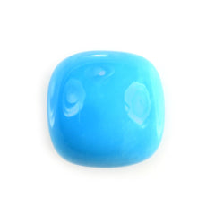 SLEEPING BEAUTY TURQUOISE PLAIN CUSHION CAB (AAA) 8 X 8 MM 1.93 Cts.