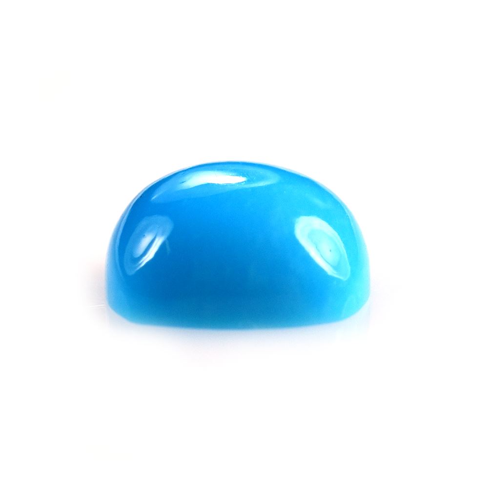 SLEEPING BEAUTY TURQUOISE PLAIN CUSHION CAB (AAA) 8 X 8 MM 1.93 Cts.